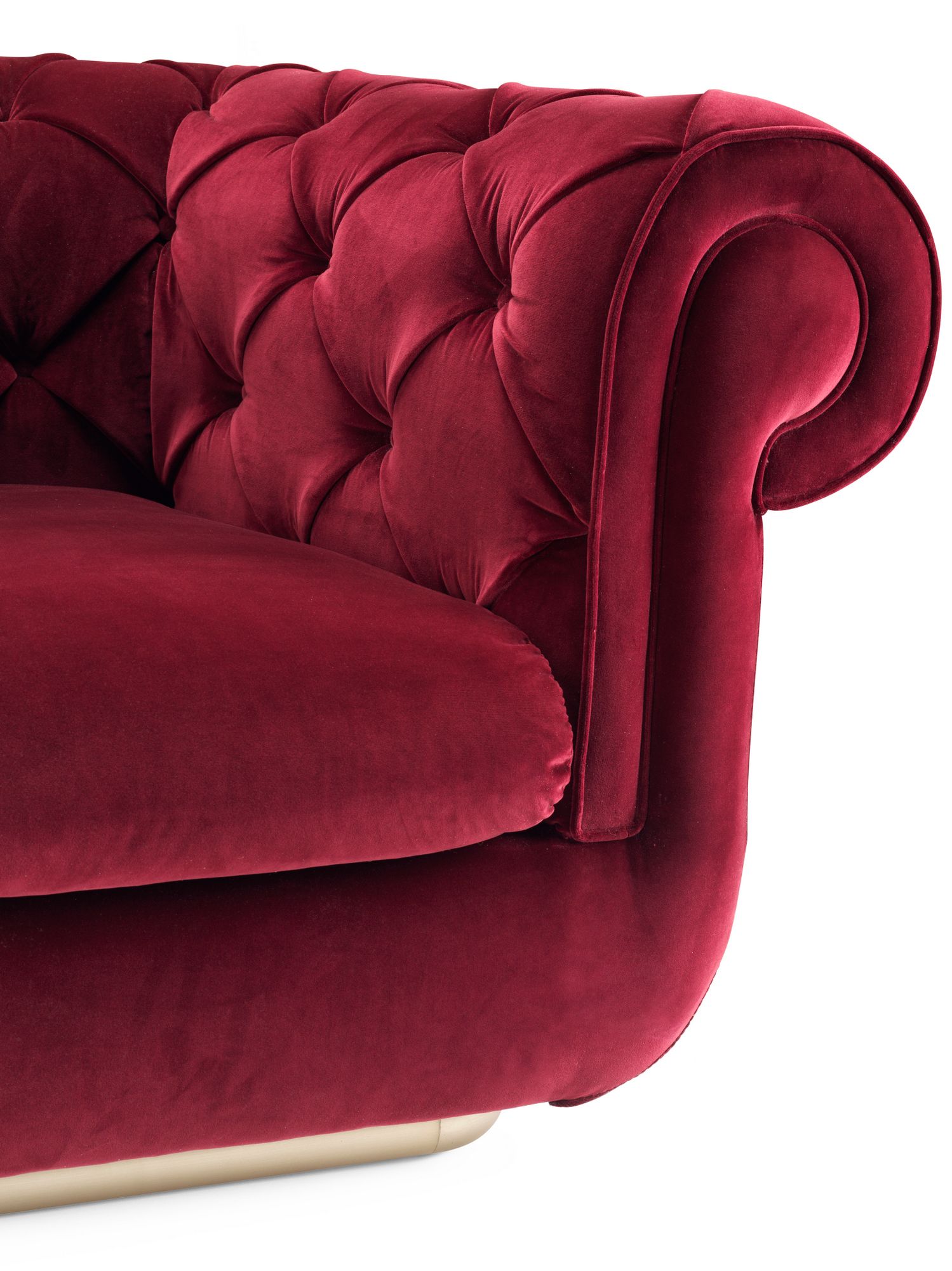 3-местный бархатный диван capitonné GHIDINI1961 ARCH-00075188 - Вид №2