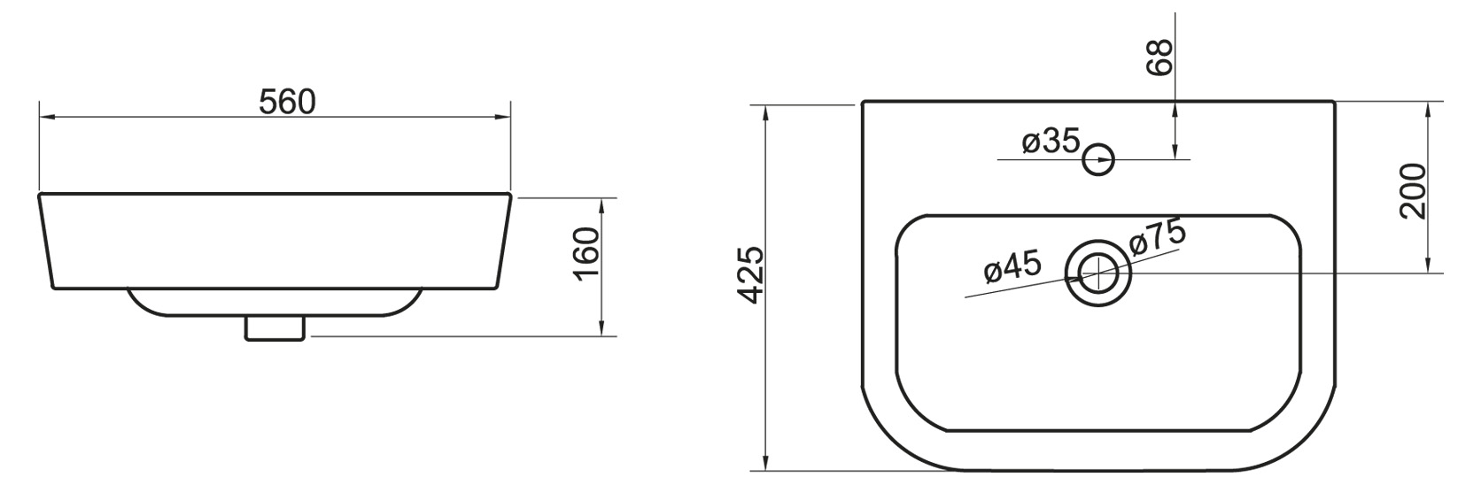 Раковина BelBagno ALBANO Напольная раковина стоящая овальная BELBAGNO Albano - Вид №2
