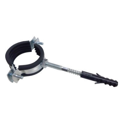 RH.12 Хомут с резиновым уплотнением в комплекте со шпилькой Valtec 4", 108–114 мм 