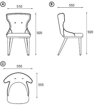 Enza Home Кожаное кресло Ottavia sun-id-1399138 - Вид №4