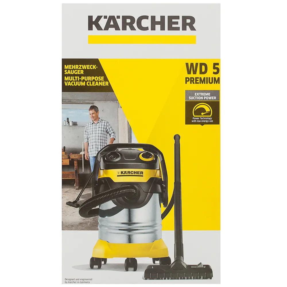 Пылесос строительный Karcher WD 5 Premium, 1100 Вт, 25 л 14584318 STLM-2117949  - Вид №3
