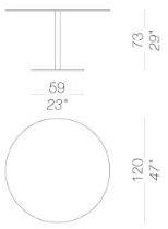 Lapalma Круглый стол из ламината Rondò RONDO sun-id-1505611 - Вид №2