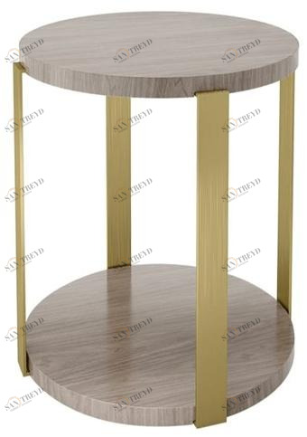 FRATO Круглый деревянный журнальный столик  Ffu260005aag 