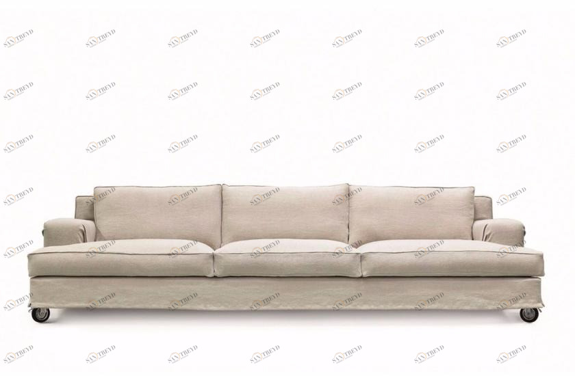 Lema 3-х местный тканевый диван на колесиках Aberdeen sun-id-1463142