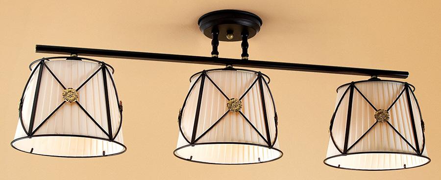 Потолочная люстра Citilux Дрезден CL409231 CITILUX ДИЗАЙНЕРСКИЕ, ДРЕЗДЕН ЧЕРНЫЙ 182456 Бежевый  - Вид №1