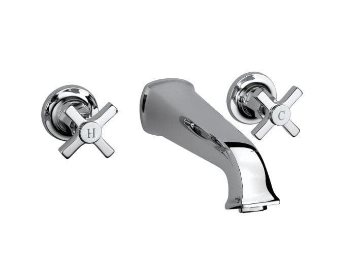 Настенный смеситель для раковины с 3 отверстиями Gaia Mobili Complements ARCH-00086677 - Вид №1