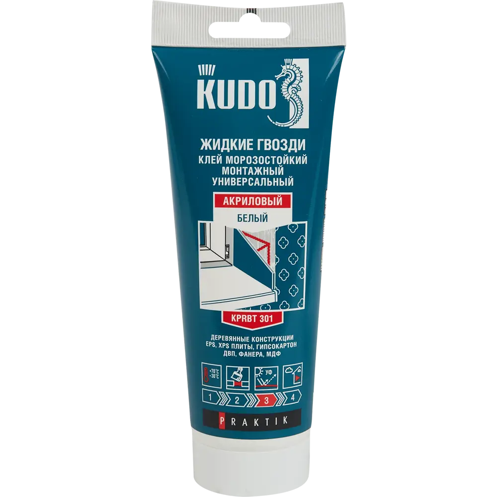 KUDO Praktik - Универсальный монтажный клей для интерьера 200 мл 84579935 STLM-0052276
