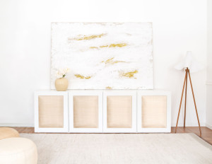 Мадия с соломенными створками из Вены или рафии