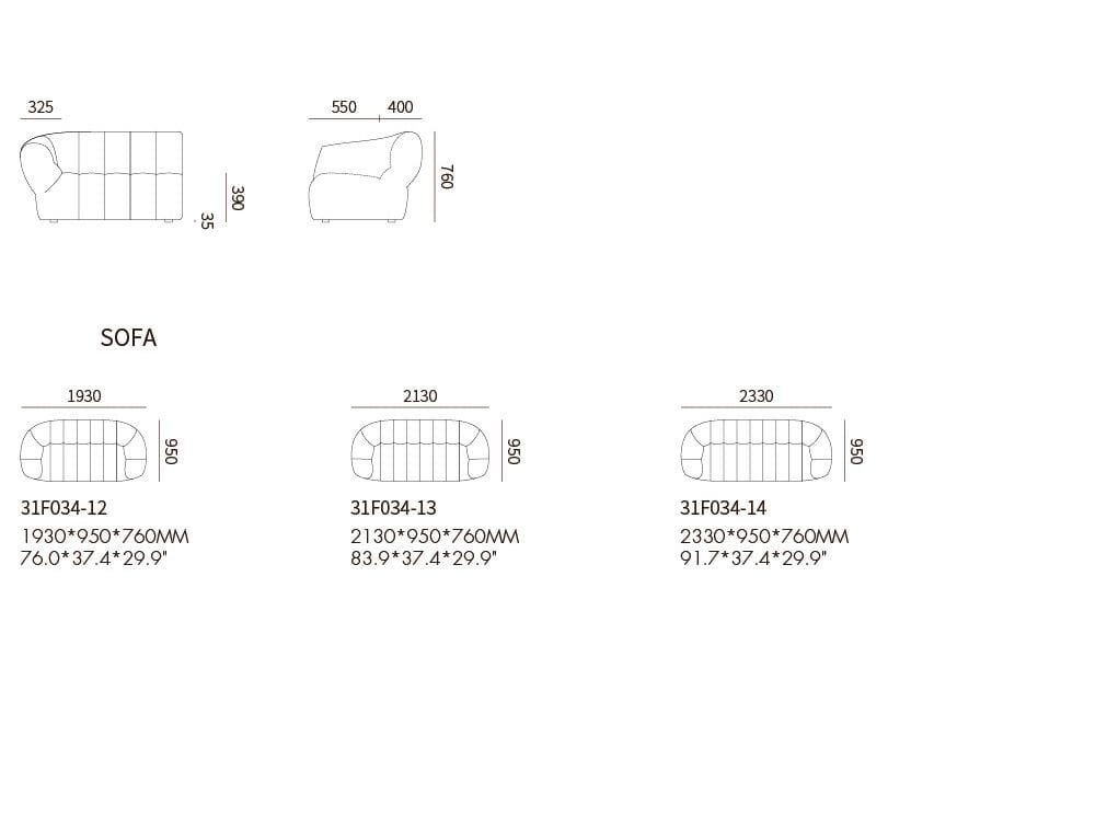 Ткань диван HC28 maison Cuddle ARCH-00144774 - Вид №2