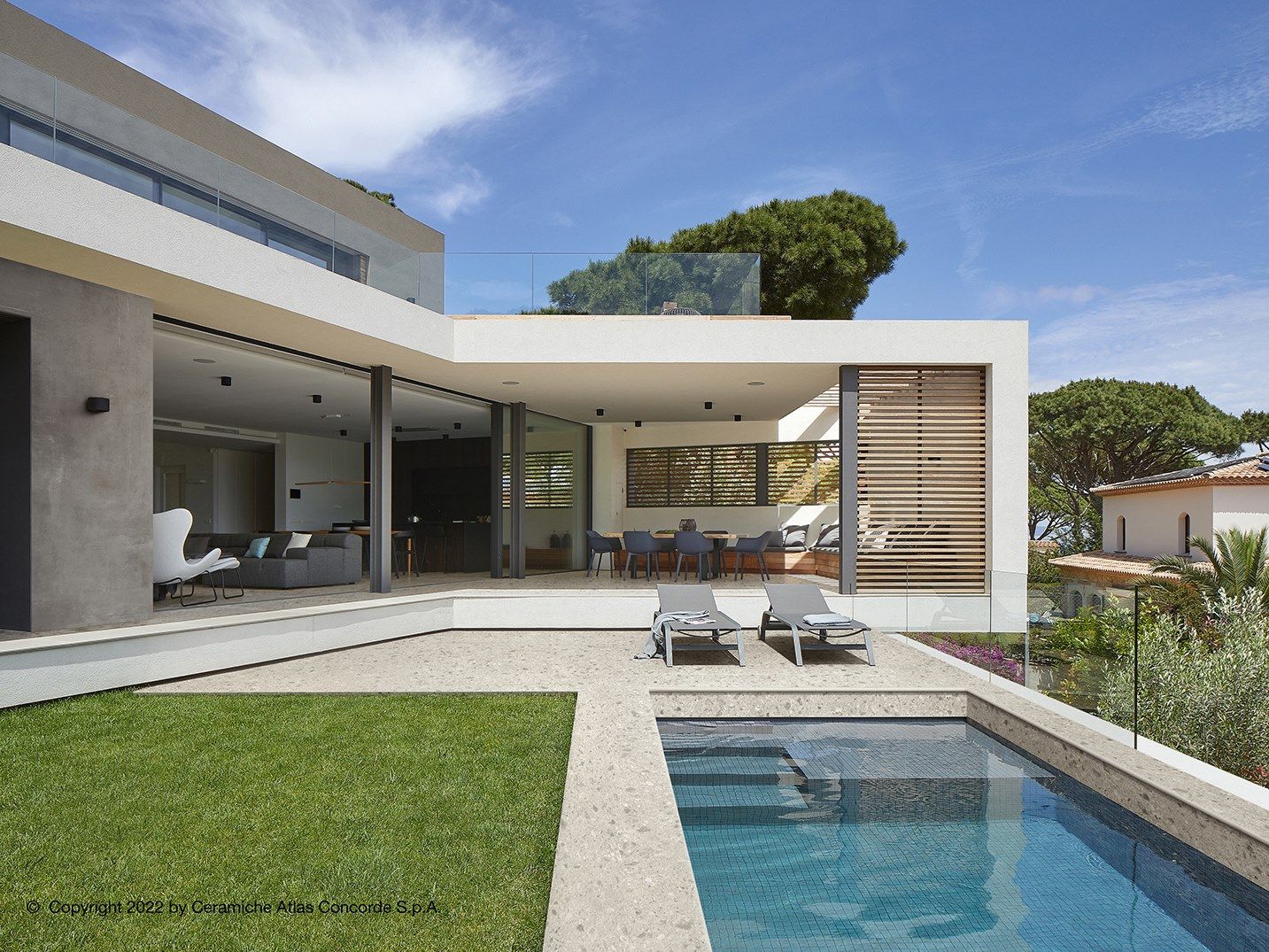 Пол / облицовка керамогранита с эффектом камня для внутреннего и наружного применения Atlas Concorde Boost Mix ARCH-00023665 - Вид №62