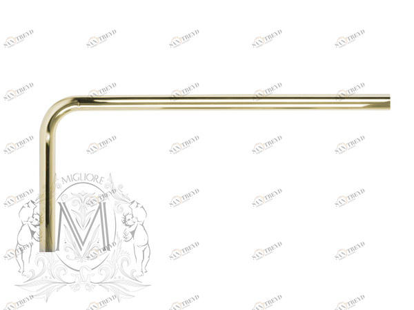 Отвод для сифона MIGLIORE Ricambi ML.RIC-10.015.DO, золото, ø32 