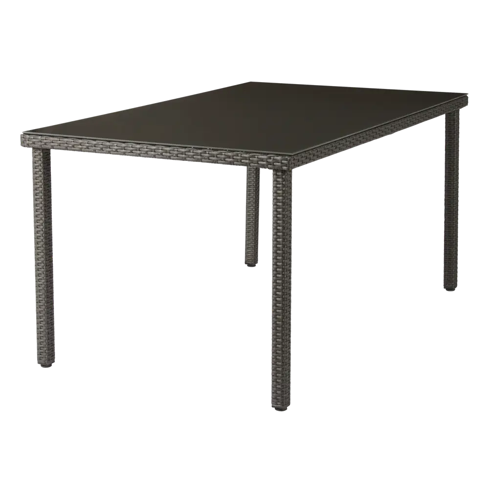 Стол садовый NATERIAL Noa Fix с переработанным пластиком и стеклянной столешницей 82509546 STLM-0028911 - Вид №1