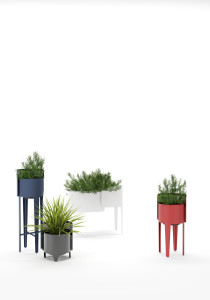 Низкий алюминиевый плантатор