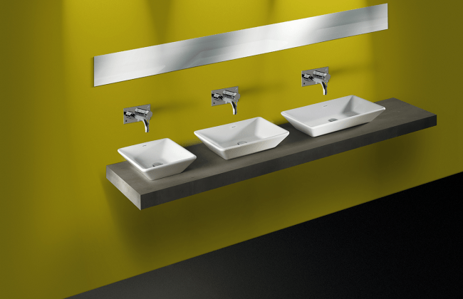 108950004 Накладная раковина на столешницу  прямоугольная Sanindusa  - Вид №3