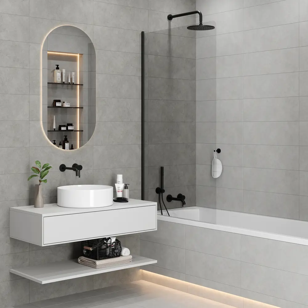 Глазурованный керамогранит LB Ceramics Холодное солнце 19.9x60.3 см 0.96 м² матовый цвет серый 89459624 STLM-2102811