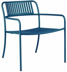 Tolix Штабелируемое садовое кресло из нержавеющей стали с подлокотниками Patio 07396