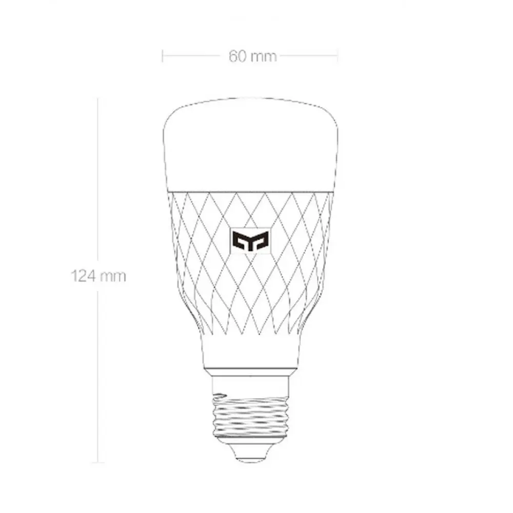 Лампа умная светодиодная Yeelight E27 200-240 В 10 Вт груша матовая 800 лм теплый белый свет для диммера 89193416 STLM-2163709  - Вид №9