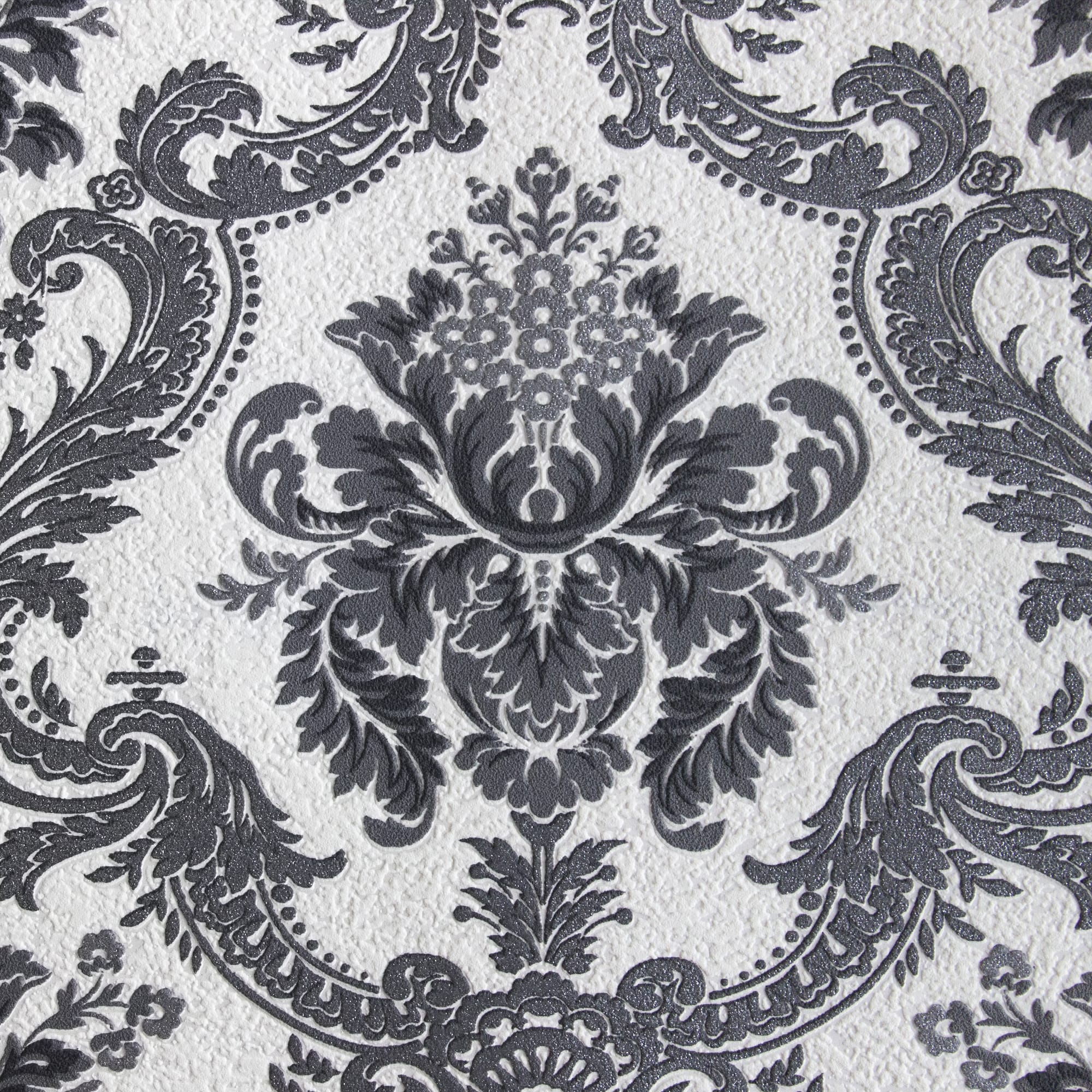 82134642 Обои виниловые белые 0.53 м 10026-14 Классика дамаск Santreyd  - Вид №1