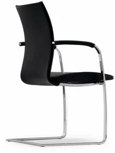 Tonon Консольное кожаное кресло с подлокотниками