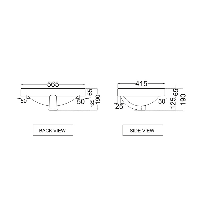 FLS-WHT-5601 Раковина Jaquar Florentine Santreyd - Вид №2