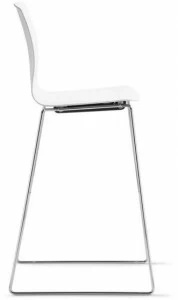 Dauphin Табурет высокий пластиковый с подставкой для ног Fiore Fi 7690