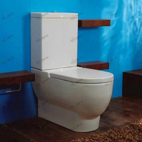 41951 Компакт унитаз с бачком Белый  ONE Италия Santreyd