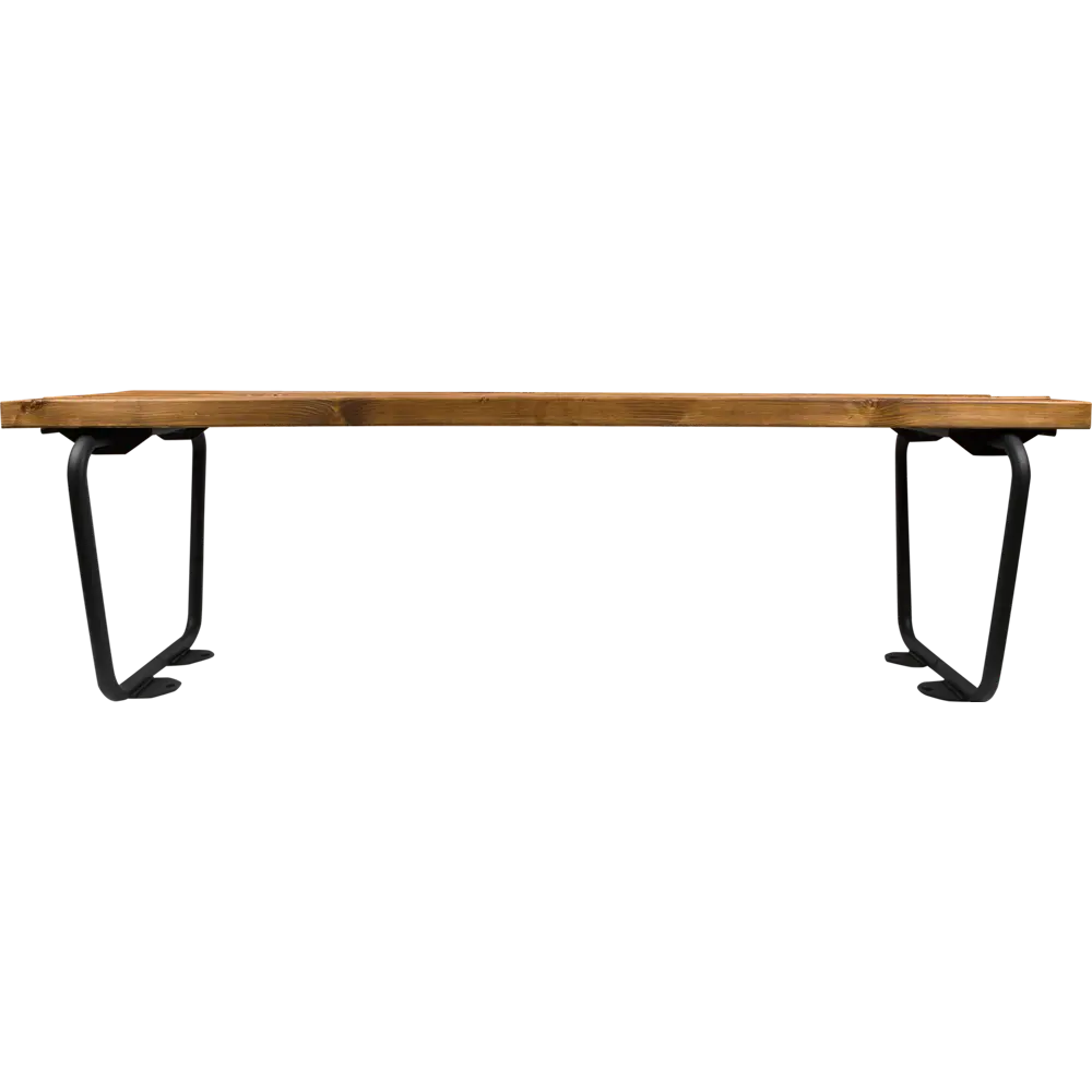 Скамья садовая City Life 150х37х45 см металл/дерево коричневая 82245711 STLM-2182554 Santreyd  - Вид №1