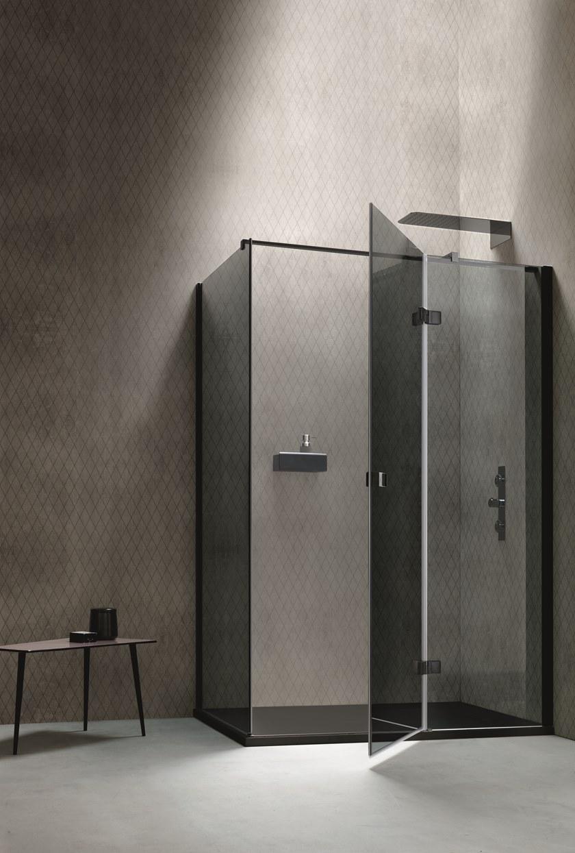 ARBLU Душевой уголок угловой с распашной дверцей Otto sun-id-1512665 - Вид №1