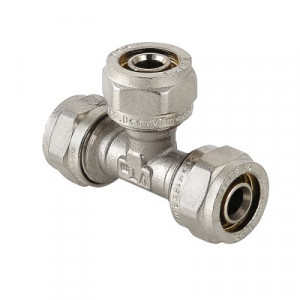 VTm.331.N.323226 Фитинг обжимной – тройник Valtec 32 х 32 х 26 мм