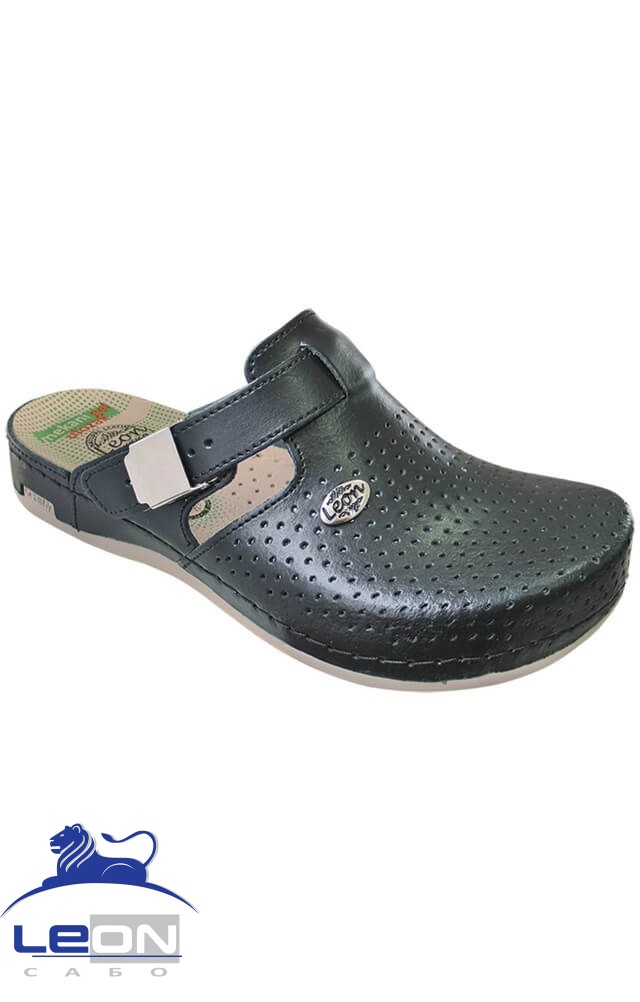 61973 Сабо  женские черные LEON  Медицинская обувь  размер 38  - Вид №3