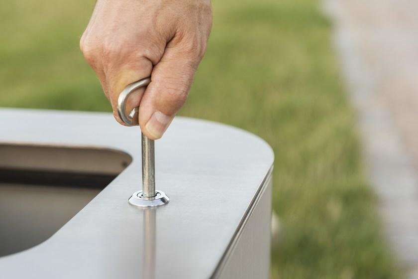 CO33 Бетонный мусорный бак Opus O7.1 - Вид №5