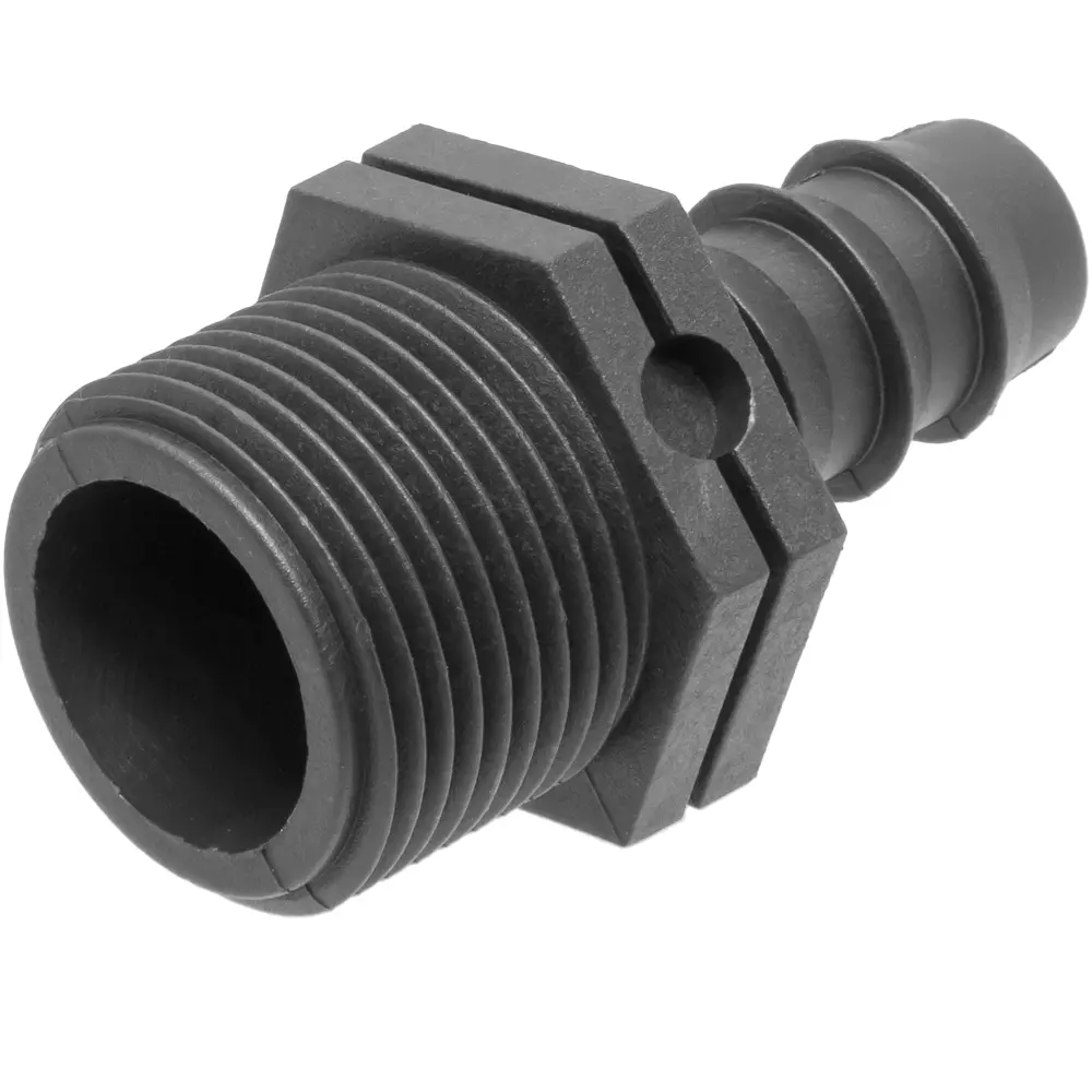 Адаптер для трубки MasterProf ДС.070722 наружная резьба 3/4"х16 мм пластик 2 шт STLM-2106912 - Вид №1