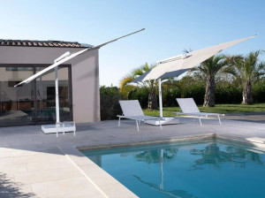 Алюминиевый поворотный зонтик с порошковым покрытием