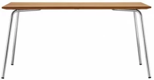 Thonet Прямоугольный садовый стол из стали и дерева S 1040