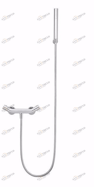 JUSTIME Смеситель для душа, однорычажный, из хромированной латуни, с ручным душем Yes 6875-93-81cp