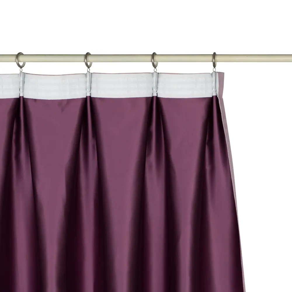 Штора на ленте Inspire Lusena 160x280 см цвет сиреневый 89343238 STLM-2158935  - Вид №4
