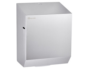 CSM303 STELLA AUTOMATIC MAXI механический диспенсер для бумажных полотенец в рулонах, матовая сталь Merida