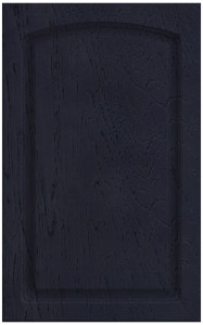 Фасады для кухни Классика Фрезеровка «Арка+» Дуб фактурный чернильный №525