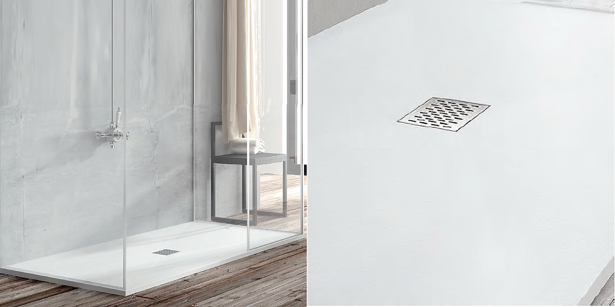 ДУШЕВОЙ ПОДДОН COLISEUM 140X90 СМ STONE NOX WHITE McBath COLISEUM90 - Вид №1