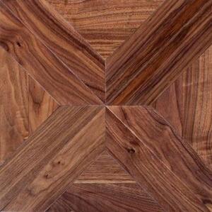 Модульный паркет Marco Ferutti Castello Castello Орех американский Натур (Гладкая) 450х450 мм.