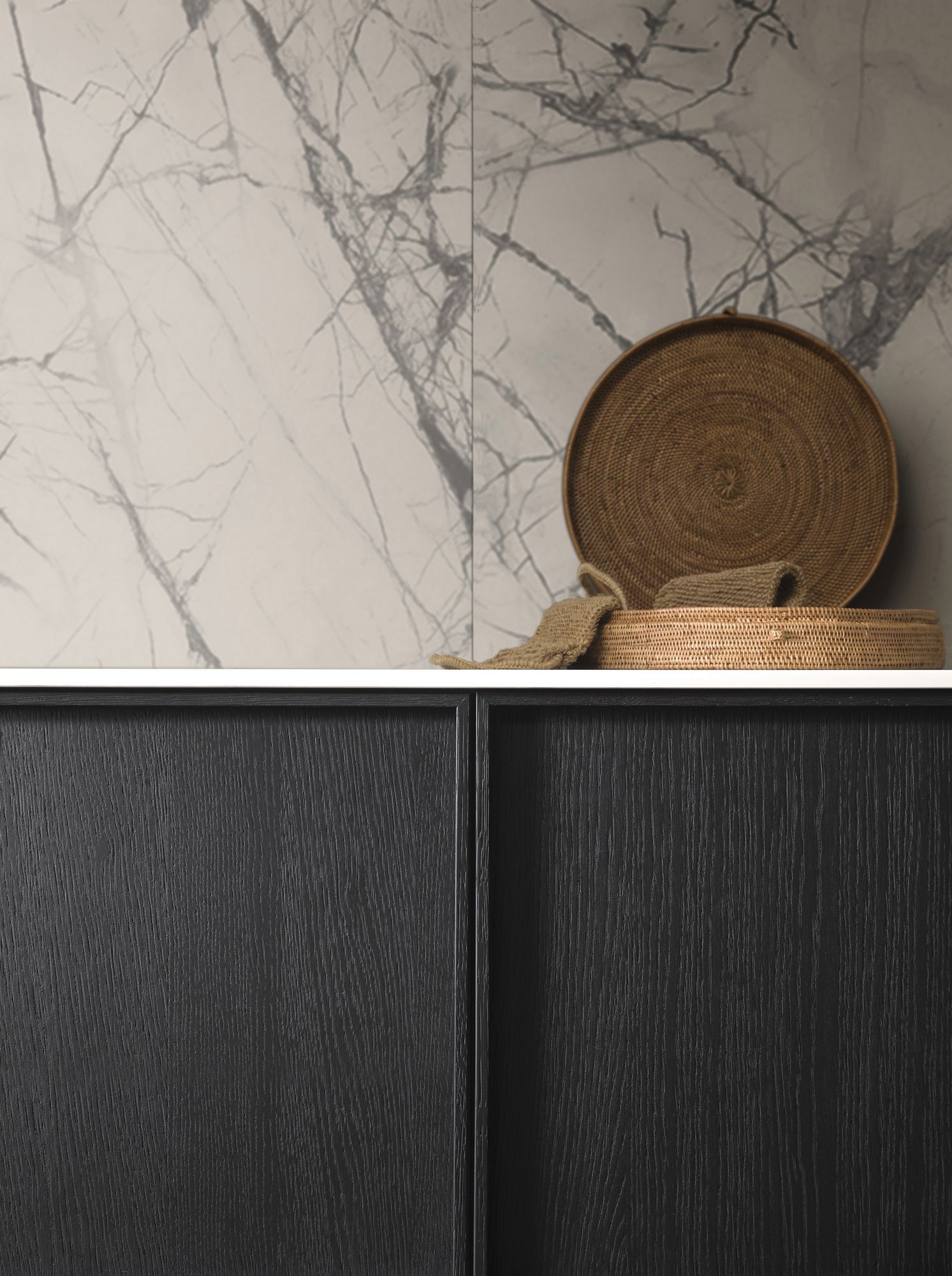 Подвесной шкаф для раковины из дуба со встроенной раковиной MODULNOVA рамка ARCH-00150229 - Вид №3