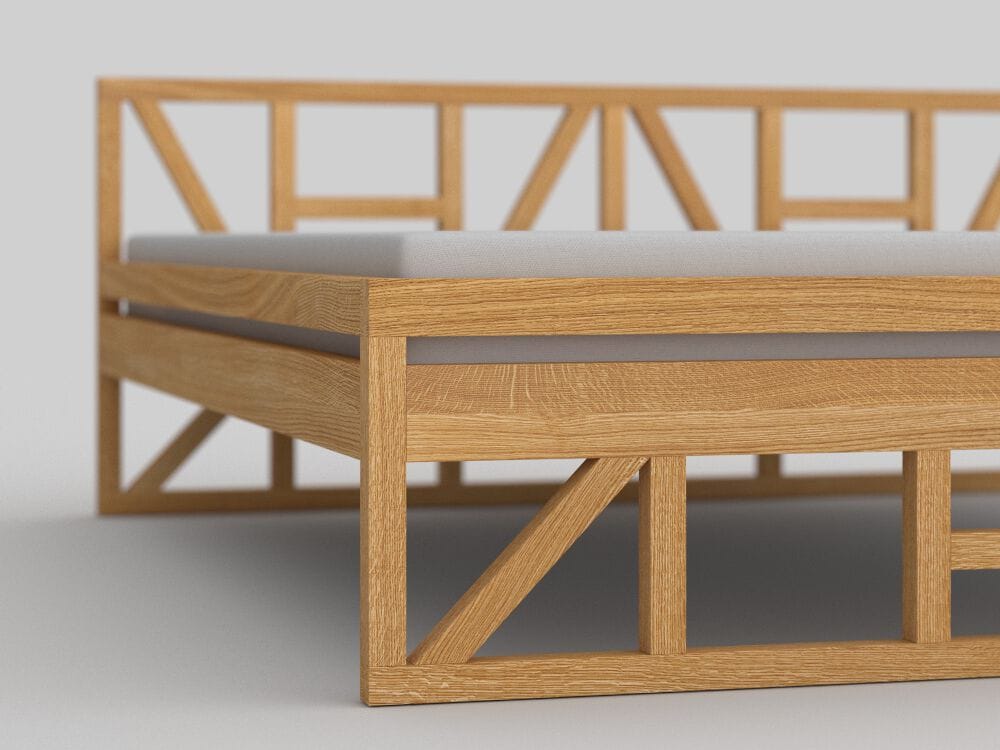 Кровать из массива дерева Vitamin Design Fachwerk ARCH-00050963 - Вид №1