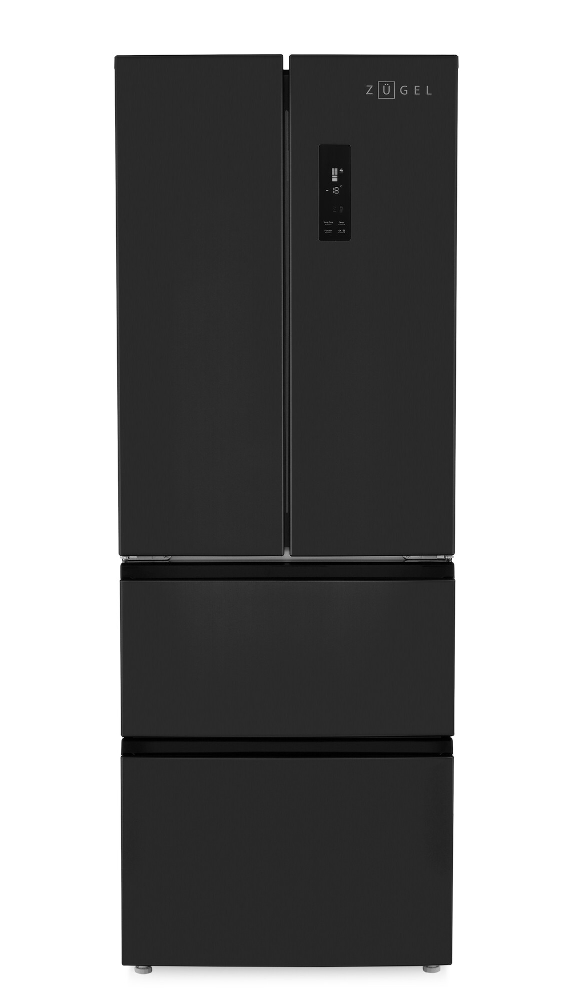 9931478 Холодильник многодверный   ZUGEL ZRFD361B черный STDN-0131511