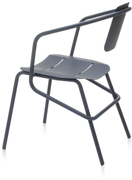 Garda Furniture Металлический садовый стул с подлокотниками Ataman Ga01mi - Вид №2