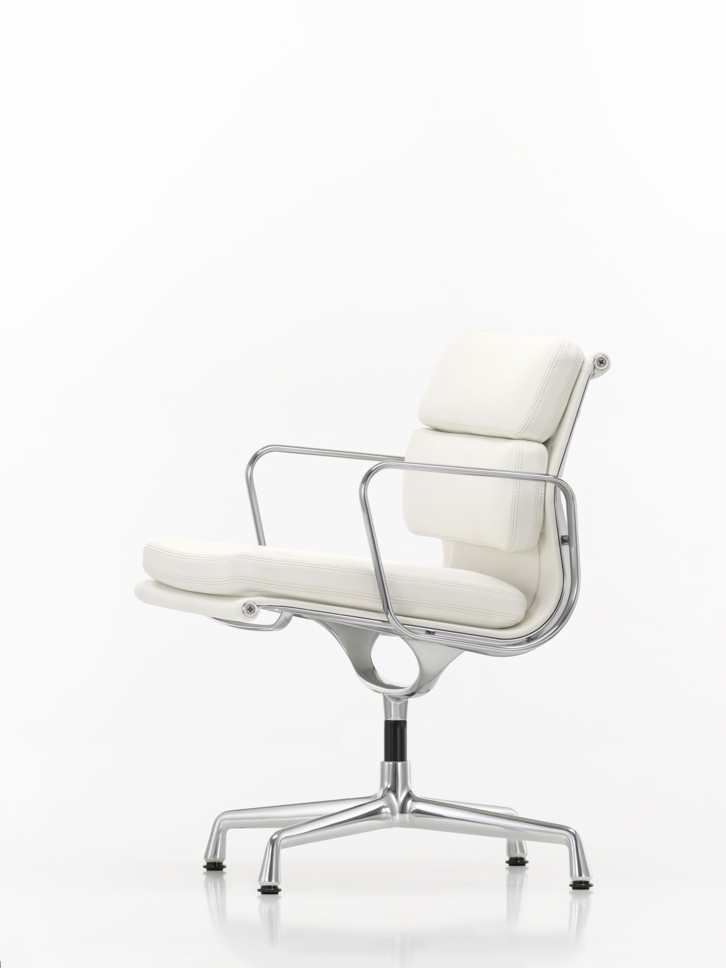 Кожаный спиц поворотный стул с подлокотниками VITRA Eames Soft Pad Group ARCH-00078216 - Вид №29