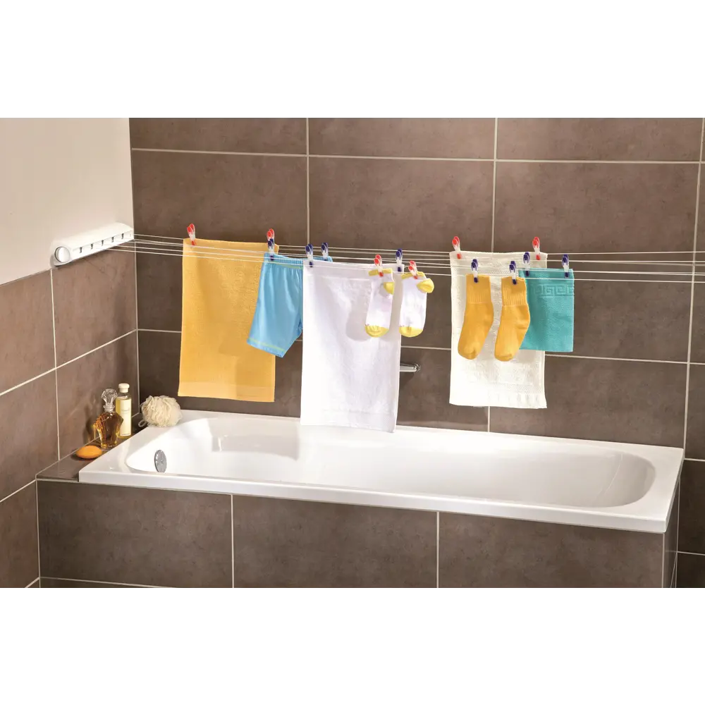 Сушилка для белья Leifheit Rollfix настенная 210 см STLM-2020922 - Вид №5