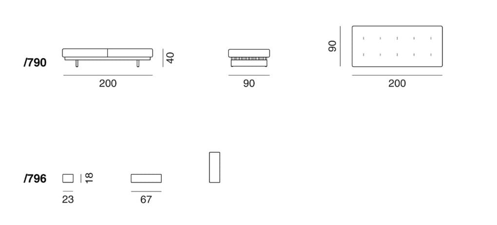Dormeuse мягкая кожа de Sede DS-80 ARCH-00079401 - Вид №5