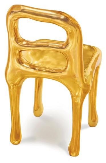 Scarlet Splendour Стул из латуни Fools' gold sun-id-1428062 - Вид №2