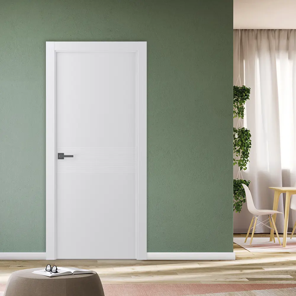 Дверь межкомнатная глухая Ивент 2 эмаль белый 2000x900 мм BELWOODDOORS STLM-2101027 - Вид №1