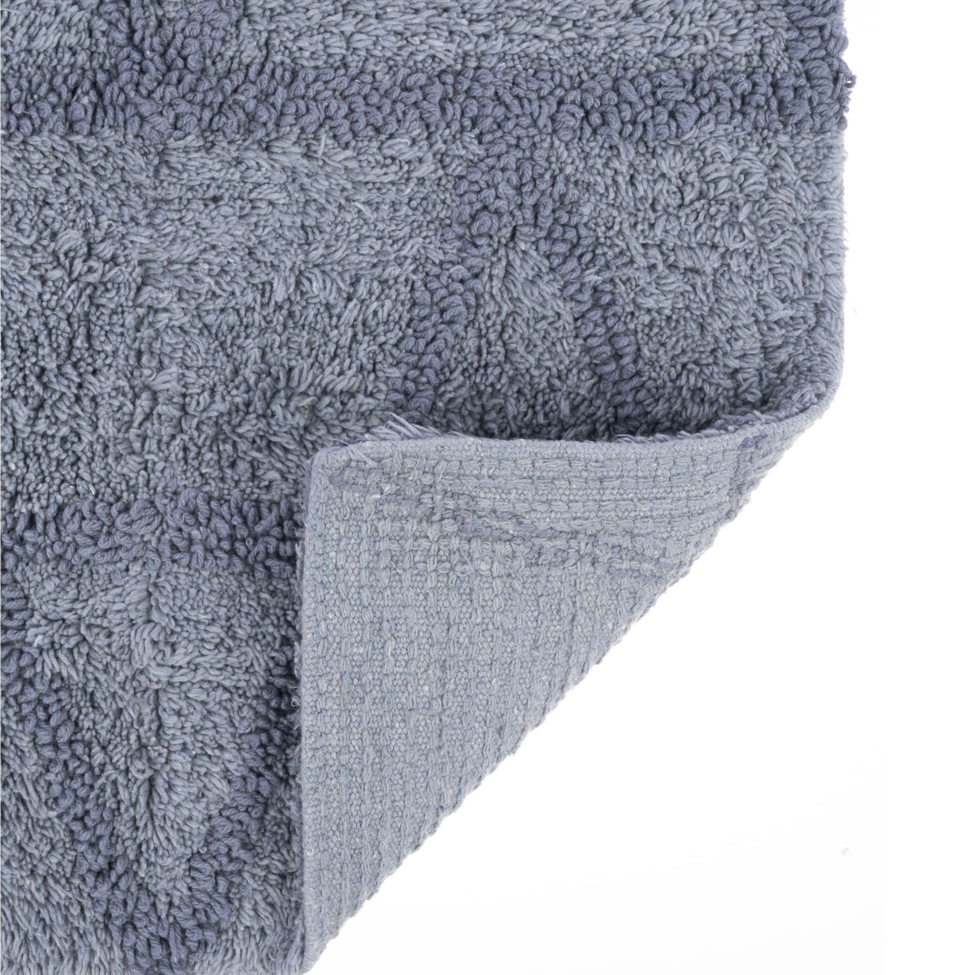 85200135 Коврик для ванной комнаты Loft 80х50 см хлопок цвет серый нет Santreyd  - Вид №1